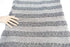 Black and Gray Stripe Open Weave Sweater Knit Fabric by the yard